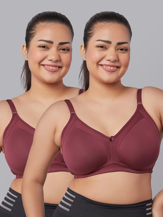 Soft & Airy Seamless Padded Bra | M 5504 Pack of 2