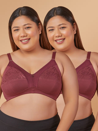 M Frame Lace Bra | M 3308 Pack of 2