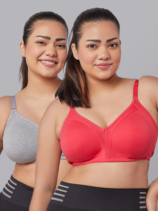 Soft & Airy Seamless Padded Bra | M 5504 Pack of 2