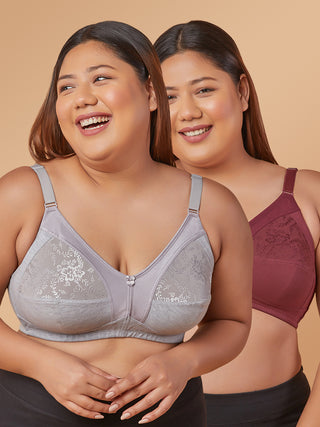 M Frame Lace Bra | M 3308 Pack of 2