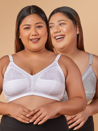 M Frame Lace Bra | M 3308 Pack of 2