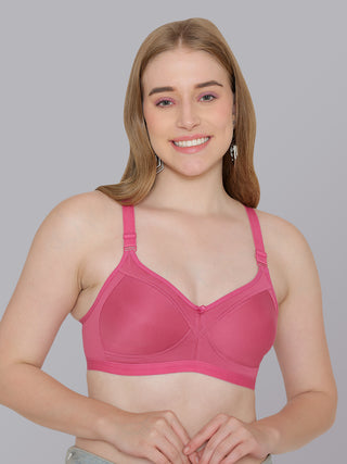 M Frame Full Support Non Padded Bra | M 3307 Pack of 2