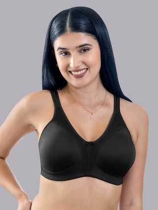 Maashie M 4416 Full Coverage Support Non Padded Comfort Seamless Minimizer Bra