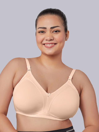 M Frame Padded Minimizer Bra L Nude