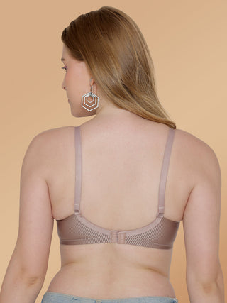 Soft Padded Full Coverage Striped T-Shirt Bra | M 5508