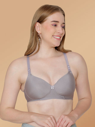 Soft Padded Full Coverage Striped T-Shirt Bra | M 5508
