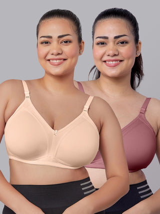 M Frame Seamless Padded Bra | M 5504 Pack of 2