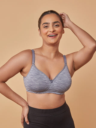 Multiway T-Shirt Bra M Grey