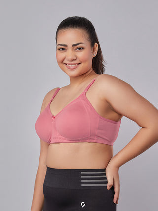 M Frame Padded Minimizer Bra Left view Onion