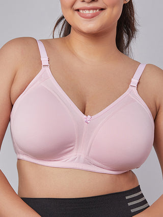 M Frame Padded Minimizer Bra Close view L Pink