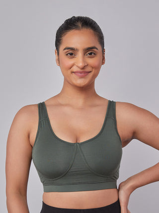 Premium Quality Modal Sports Bra | M 1102