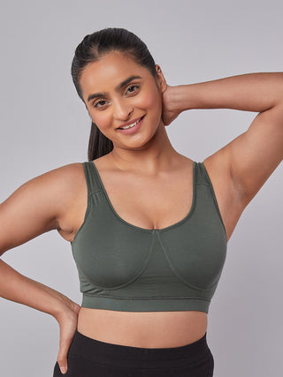 Premium Quality Modal Sports Bra | M 1102