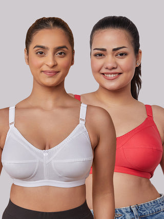 M Frame Shaping Daily Wear Bra | M 307 Pack of 2
