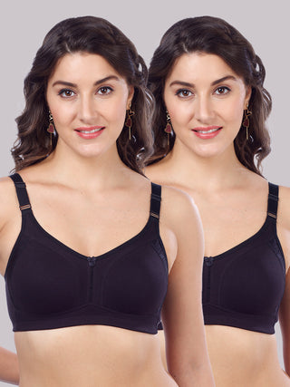 Double Layered Cups Seamless Bra | M 4414 Pack of 2