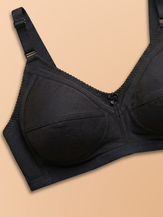 Full Coverage Everyday Bra | M 307 Pack of 2 | M.FAWN BLACK