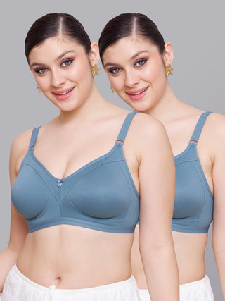 Seamless Perfection Wider Straps Daily Wear Bra | M 3307 | Pack of 2