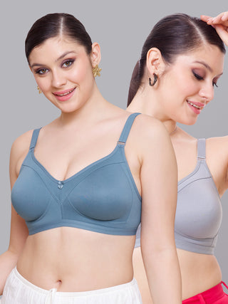 Seamless Perfection Wider Straps Daily Wear Bra | M 3307 | Pack of 2