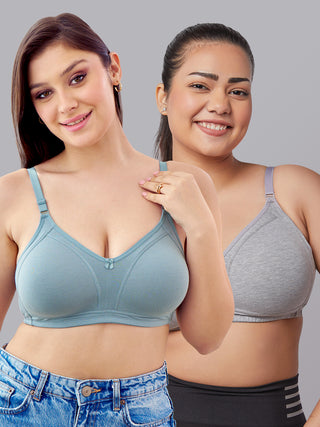 M Frame Padded Minimizer Bra | M 5504 | Pack of 2