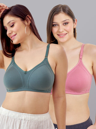 M Frame Padded Minimizer Bra | M 5504 | Pack of 2
