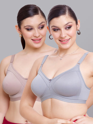 Seamless Perfection Wider Straps Daily Wear Bra | M 3307 | Pack of 2