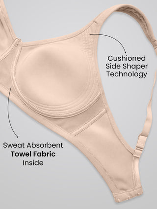 Maashie M 3311 Full Coverage Support Non Padded Cups Seamless Encircled Bra