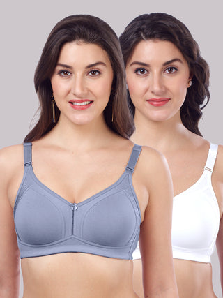 Double Layered Cups Seamless Bra | M 4414 Pack of 2