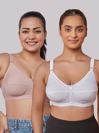 Non Padded Plus Size Bra | M 307 Pack of 2