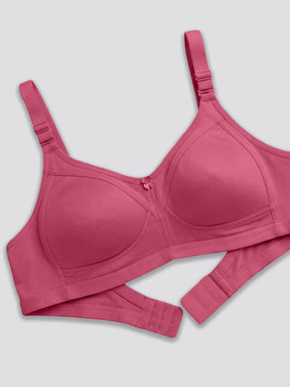 Seamless Perfection Wider Straps Daily Wear Bra | M 3307 | Pack of 2 | Grey D.Blush
