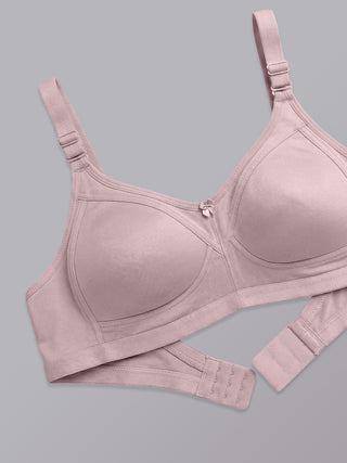 Seamless Perfection Wider Straps Daily Wear Bra | M 3307 | Pack of 2 | Mocha White