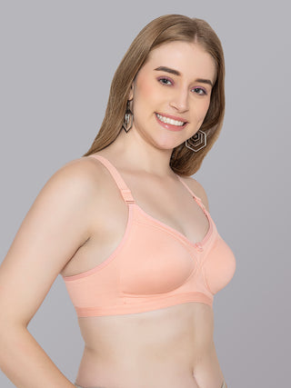 Seamless Perfection Wider Straps Daily Wear Bra | M 3307 Pack of 2