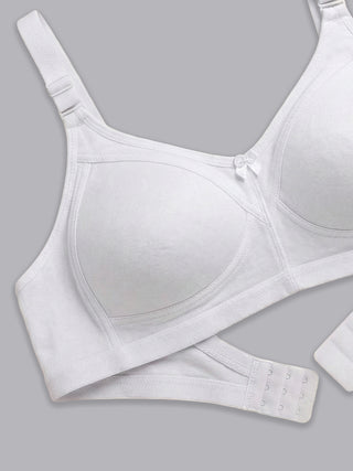Seamless Perfection Wider Straps Daily Wear Bra | M 3307 | Pack of 2 | Mocha White