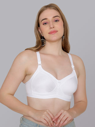 M Frame Full Support Non Padded Bra | M 3307 Pack of 2