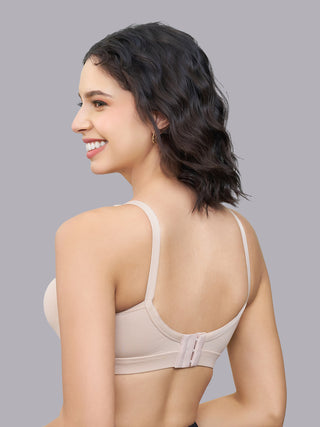 Non Padded Seamless Cups Everyday Cotton Cross Over Bra | M 3312