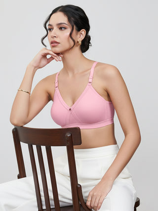 Non Padded Seamless Cups Everyday Cotton Cross Over Bra | M 3312