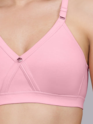 Non Padded Seamless Cups Everyday Cotton Cross Over Bra | M 3312