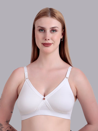 Non Padded Seamless Cups Everyday Cotton Cross Over Bra | M 3312