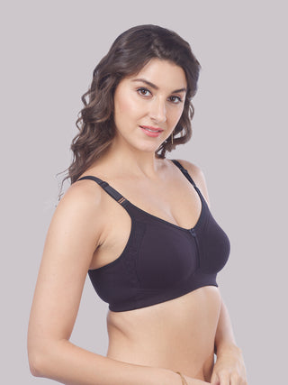 M Frame Plus Size Bra with Side Lace | M 4414