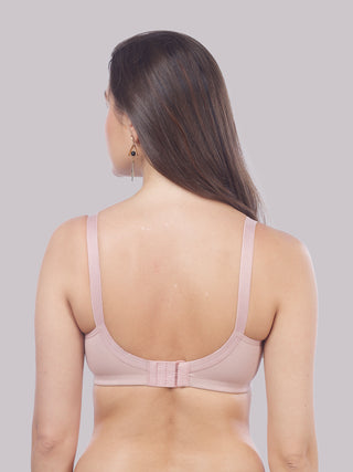 Side Panel Delicate Lace High Support Seamless Bra | M 4414