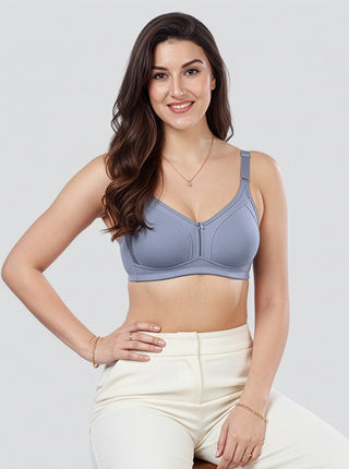 Seamless Cups Non Padded Bra | M 4414 Pack of 2 | M.BLUE M.BLUE