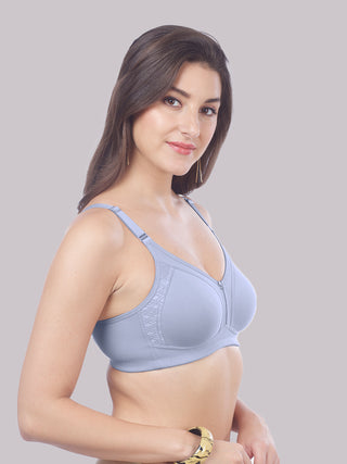 M Frame Plus Size Bra with Delicate Lace | M 4414 Pack of 2