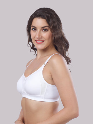 M Frame Plus Size Bra with Side Lace | M 4414