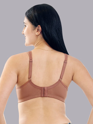Maashie M 4416 Fuller Cups Support Non Padded Comfort Seamless Minimizer Bra