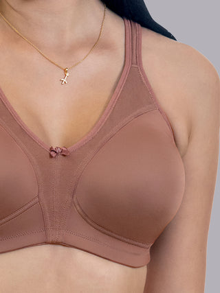 Maashie M 4416 Fuller Cups Support Non Padded Comfort Seamless Minimizer Bra