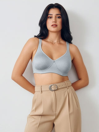 Maashie M 4417 Fuller Support Double Layered Cups Stylish Back Seamless Bra