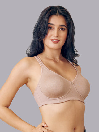 Maashie M 4417 Fuller Support Double Layered Cups Stylish Back Seamless Bra