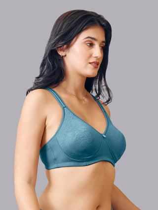 Maashie M 4417 Full Coverage Support Double Layered Cups Stylish Back Seamless Bra