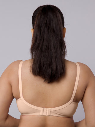 M Frame Padded Minimizer Bra L Nude Back view