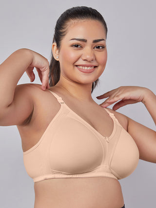 M Frame Padded Minimizer Bra L Nude Right view