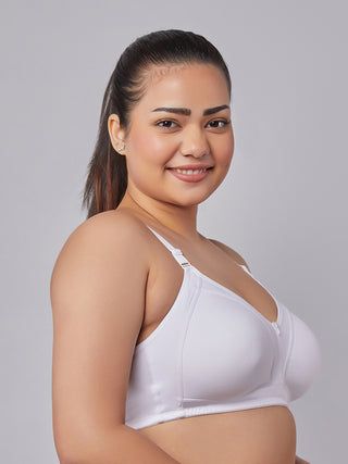 M Frame Padded Minimizer Bra | M 5504 | Pack of 2 | GOBLIN BLUE WHITE