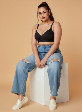 Soft Padded Cups Full Coverage T-Shirt Bra | M 5505 | Rosy Brown Black